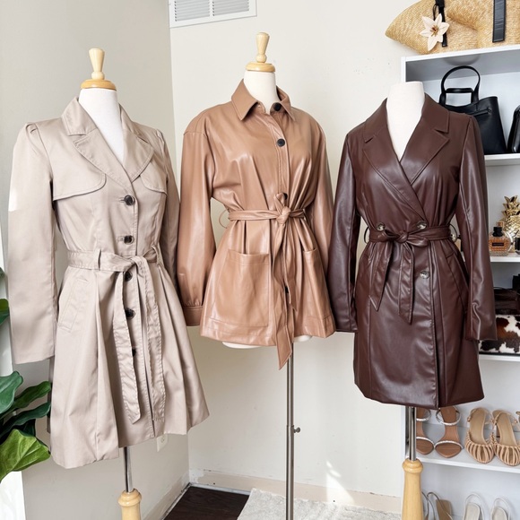 Tan Trench Coat - Picture 9 of 9